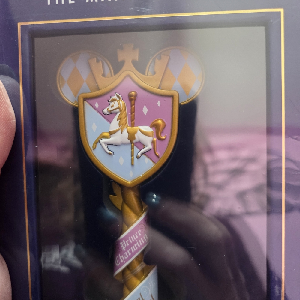 Gold and Purple Carousel Wand - Picture 2 of 5